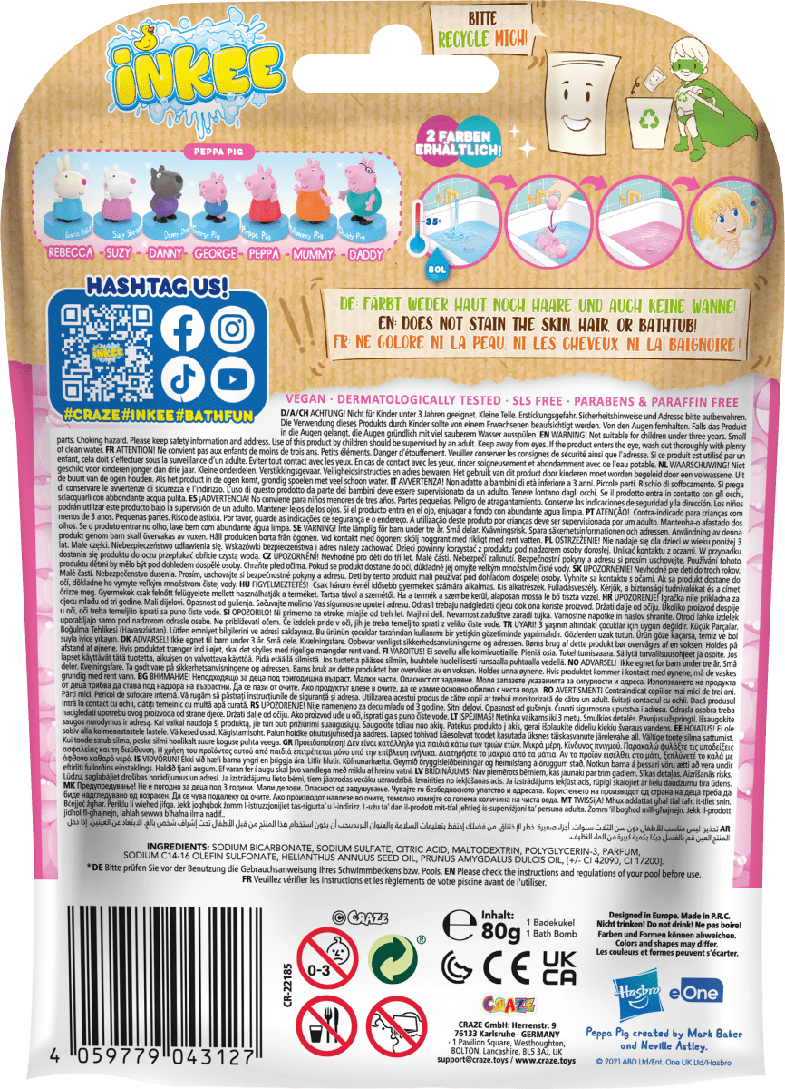 Kinder Badezusatz Badebombe Peppa Pig, 1 St