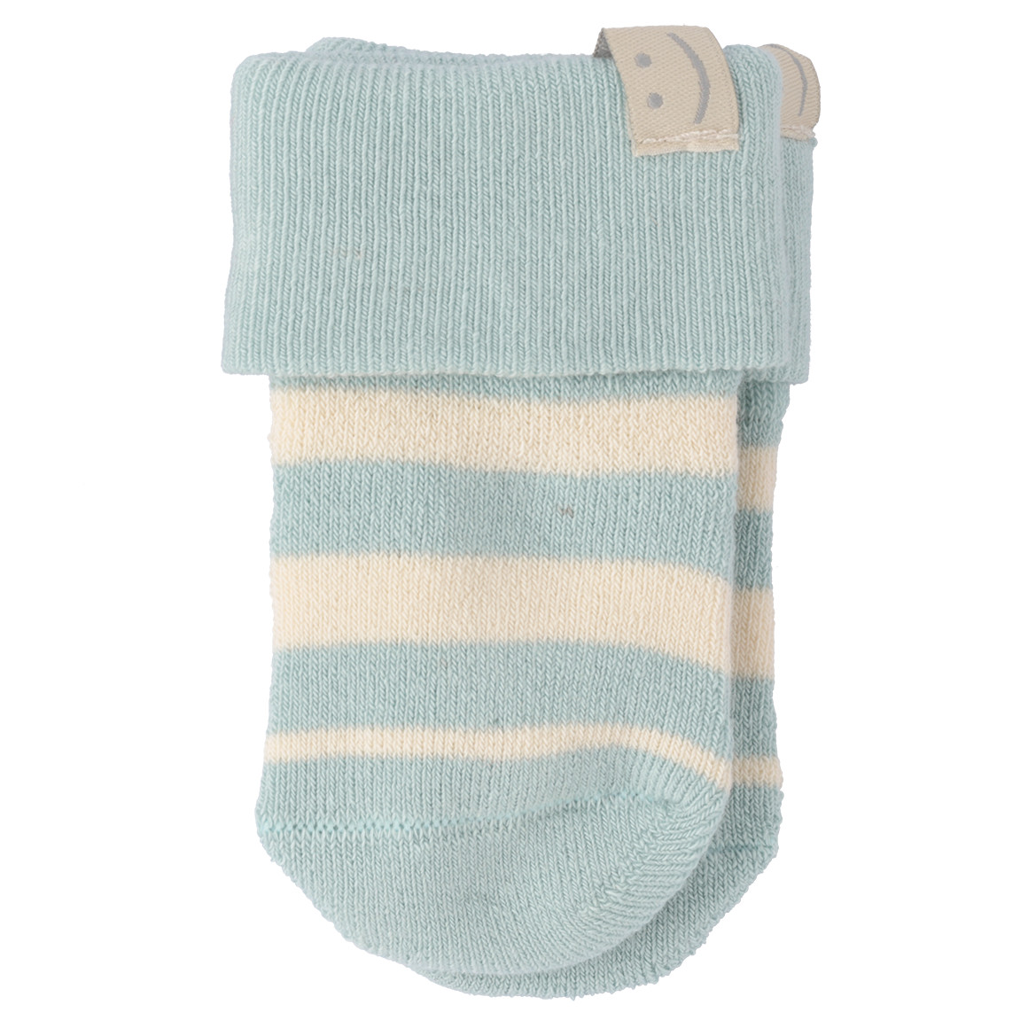 2 Paar Newborn Socken im Ringel-Look