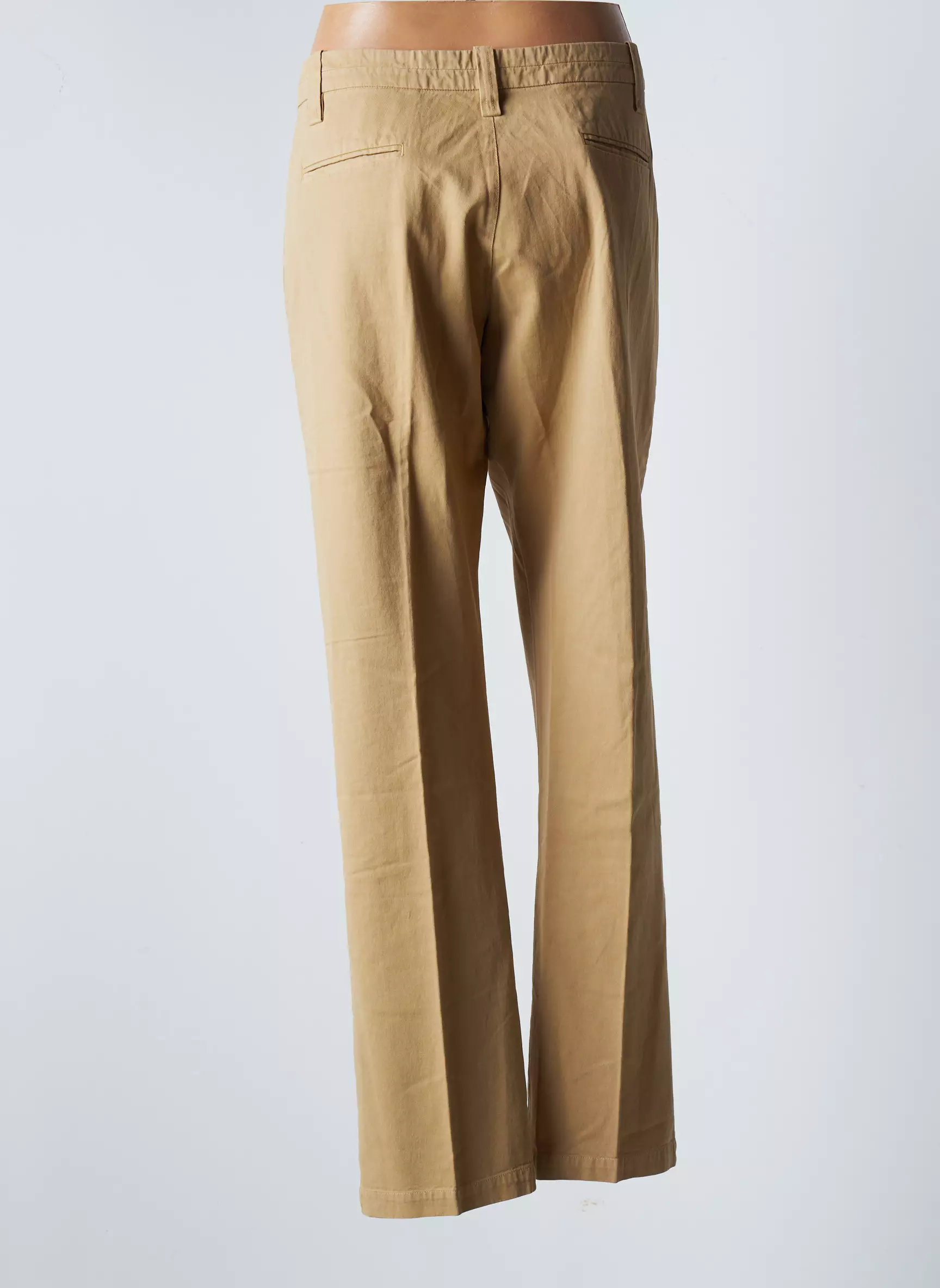 Laurence Bras Pantalons Chino Femme couleur beige