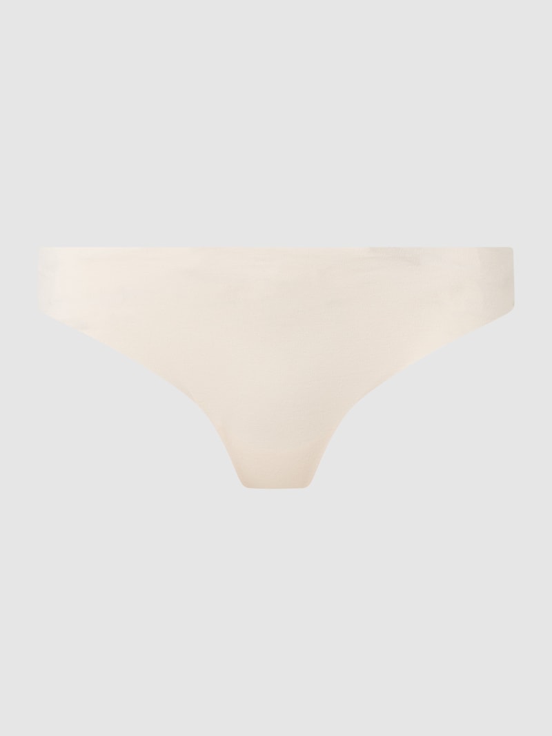 String mit Stretch-Anteil - nahtlos Modell Invisible Cotton in ecru
