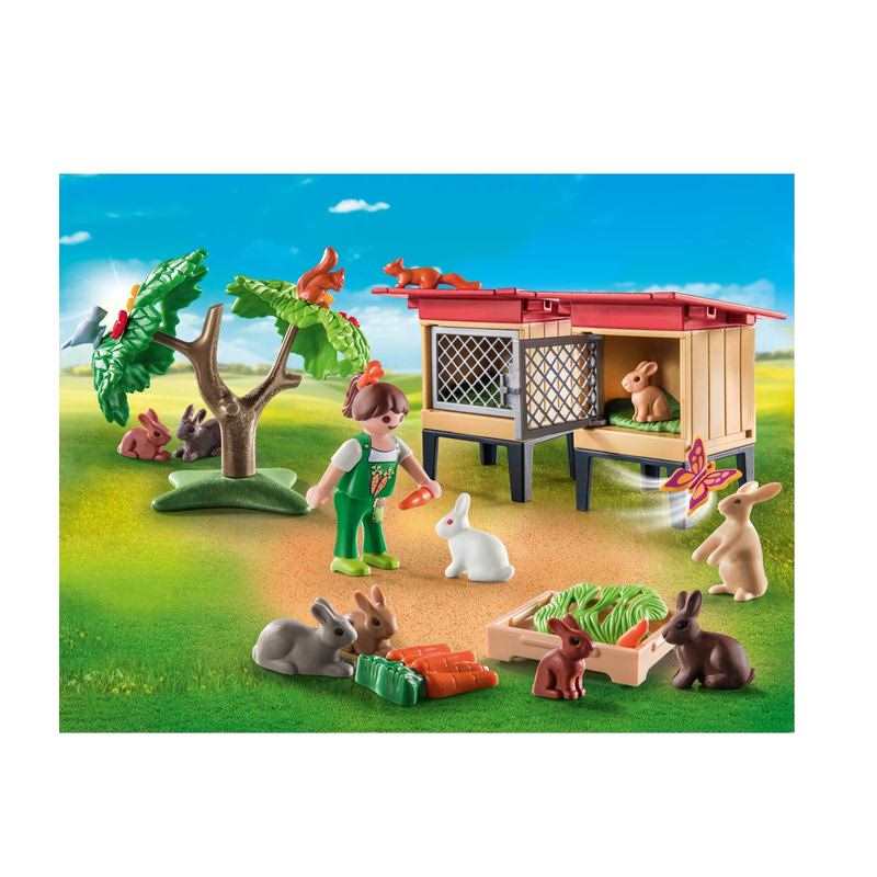 71252 Enfant avec enclos et lapins Playmobil Country
