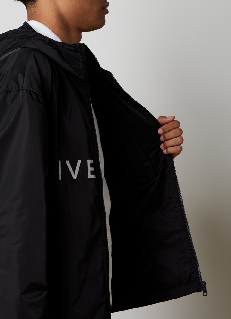 Givenchy Windbreaker with logo print and side pockets
