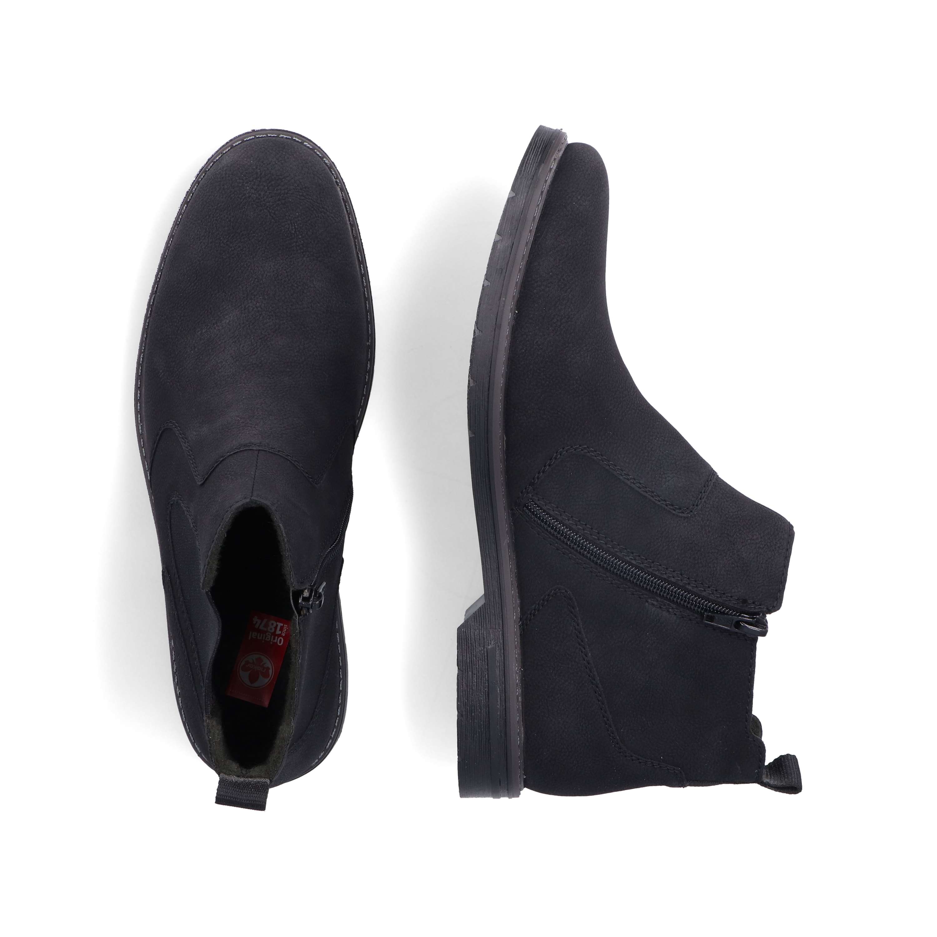 Rieker Herren Chelsea Boots tiefschwarz