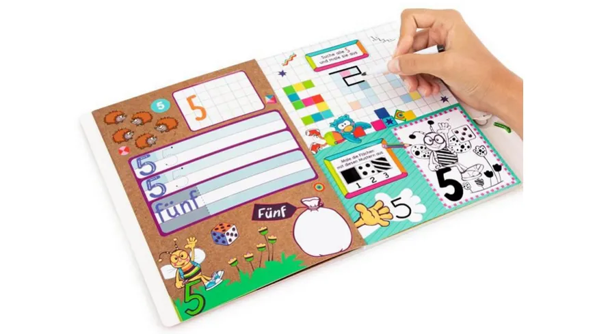 TRENDHAUS ABC Champions Activity Lernkoffer Zahlen 1-25 wisch&weg