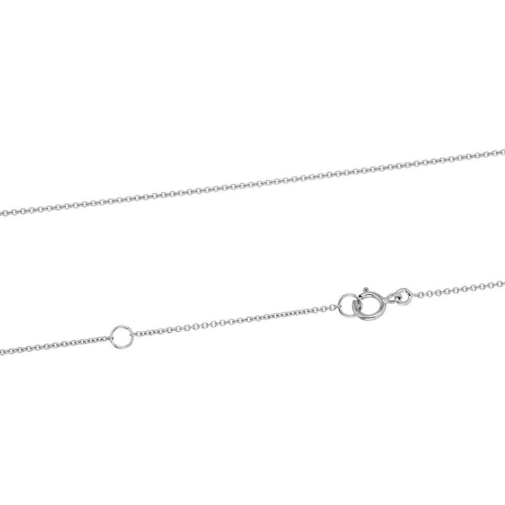 Valeria Chaînette 375 Or blanc collier