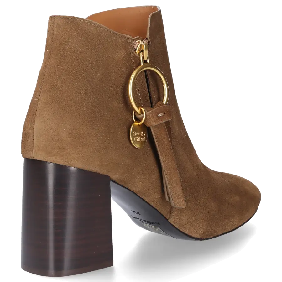 SEE BY CHLOÉ - Stiefeletten SB341 Veloursleder - braun