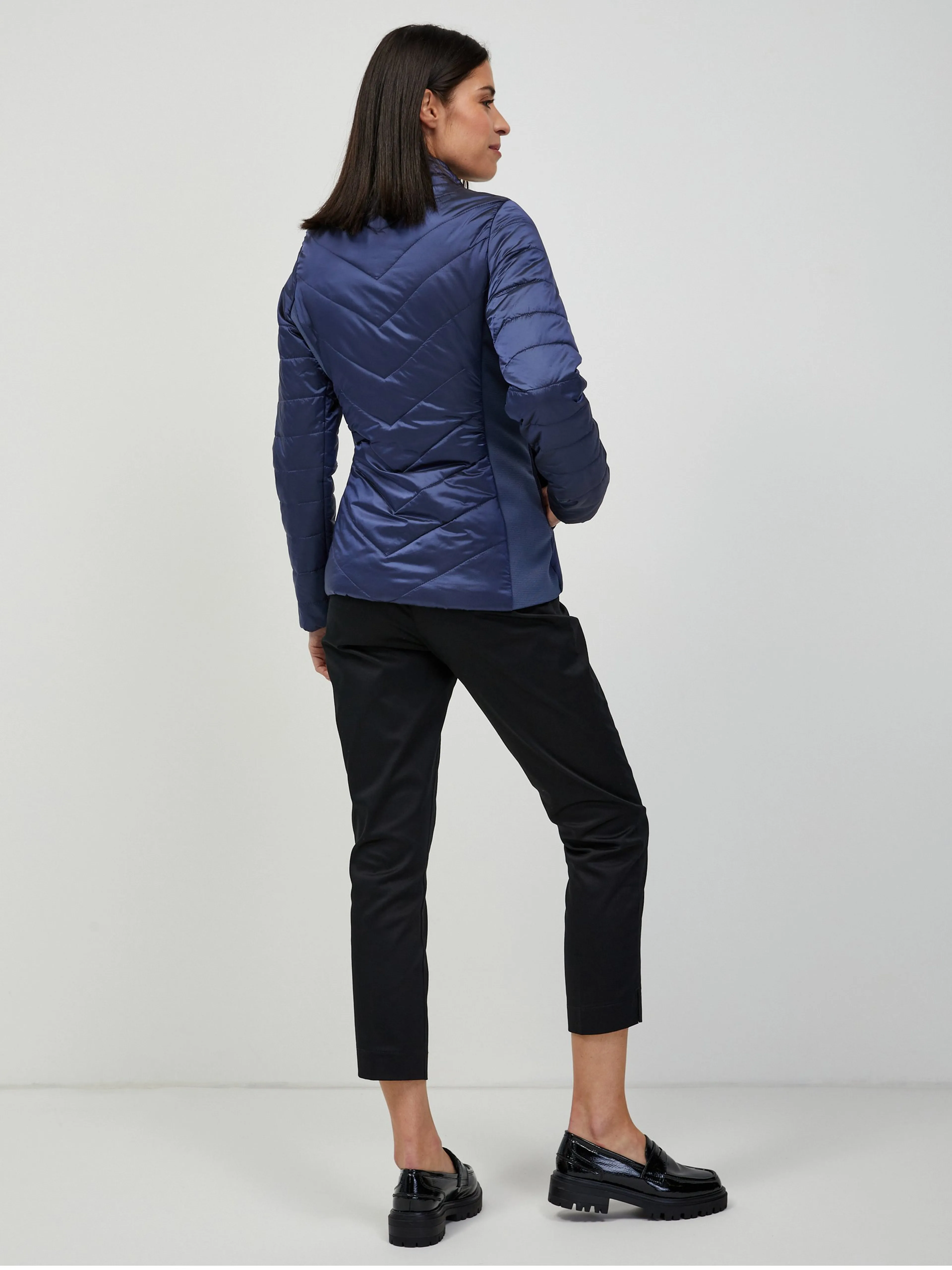 Dunkelblaue Steppjacke ORSAY