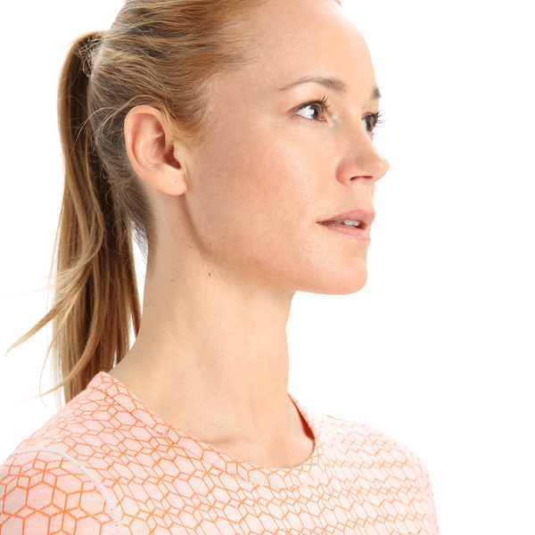 250 VERTEX LS CREWE ALPINE GEO Damen - Funktionsshirt