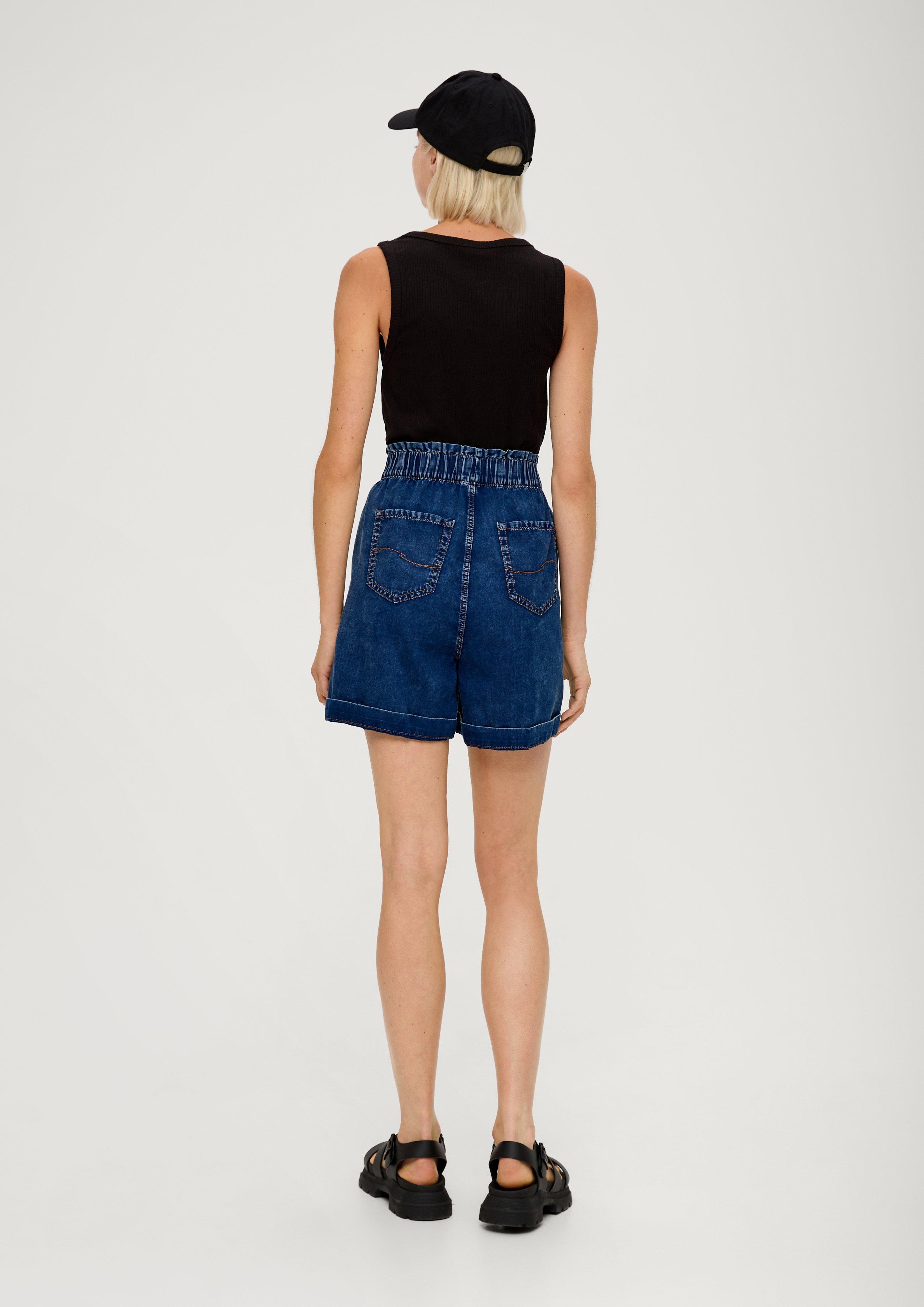 Jeans-Shorts Paper Bag / Relaxed Fit / High Rise / Semi Wide Leg  2131252-59Y2