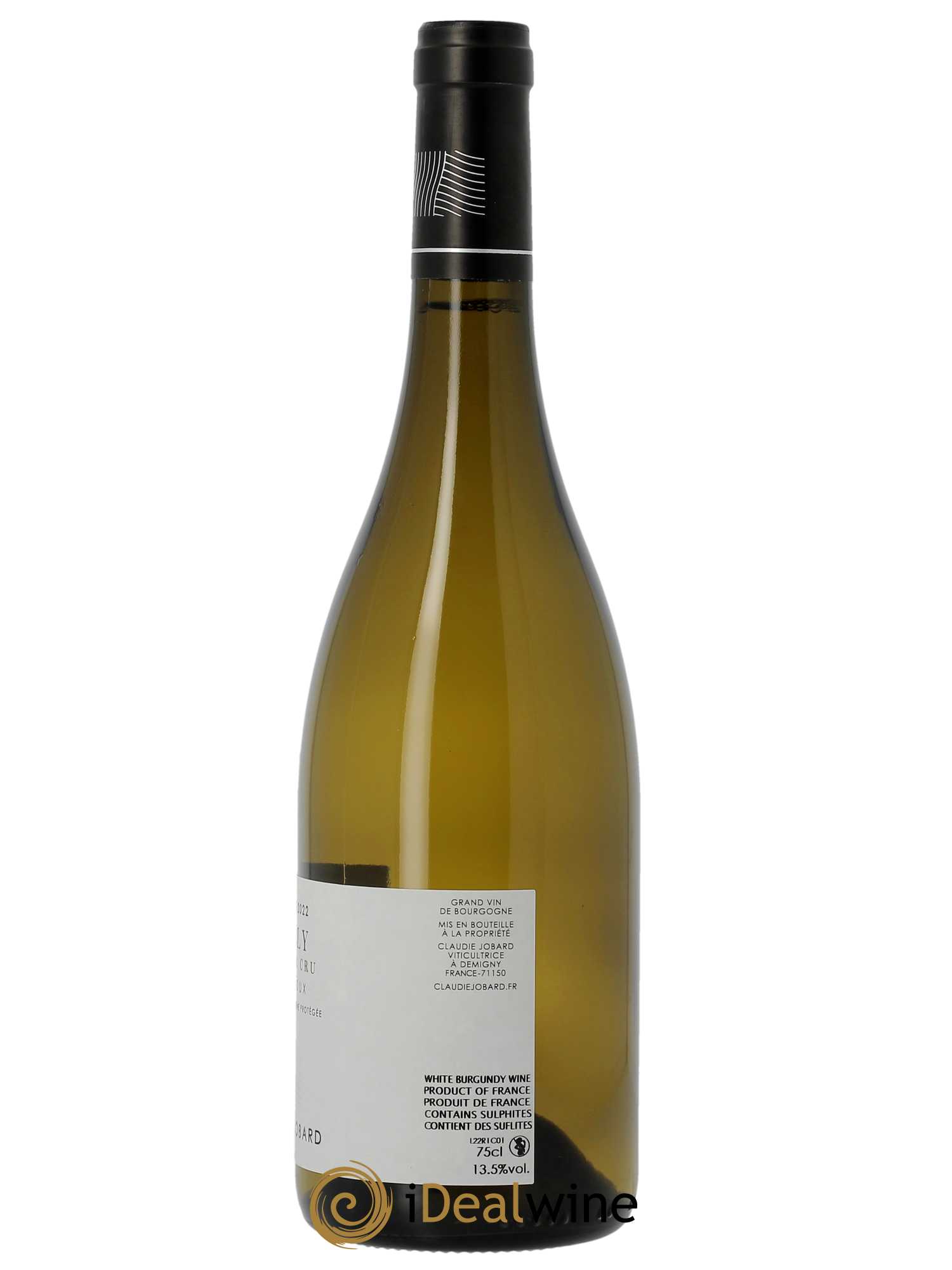 Rully 1er Cru Les Cloux Claudie Jobard  2022 - Lot de 1 Bouteille