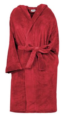 ZOLLNER Kinderbademantel, 100% Polyester, waschbar bis 95°C, Kapuze, kuschelig weich, Gürtel, waschbar bis 95°C, Kapuze, kuschelig weich, 100% Polyester