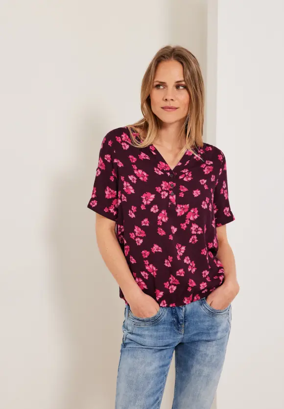 CECIL Bluse mit Blumenprint
