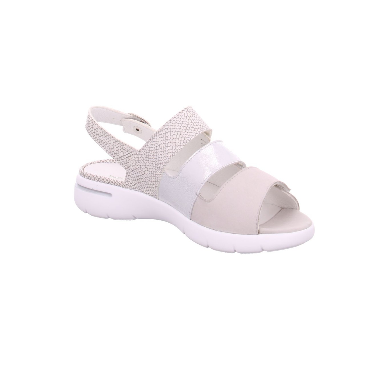WALDLÄUFER Komfort Sandalen silber