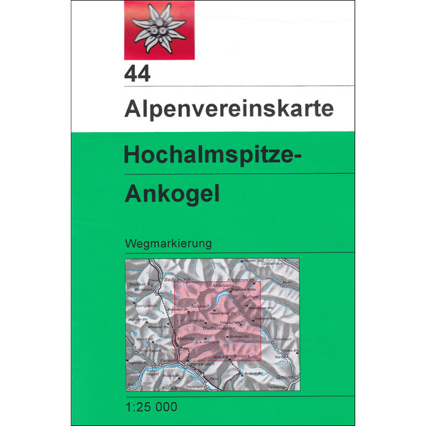 DAV 44 ANKOGEL - HOCHALMSPITZE - Wanderkarte