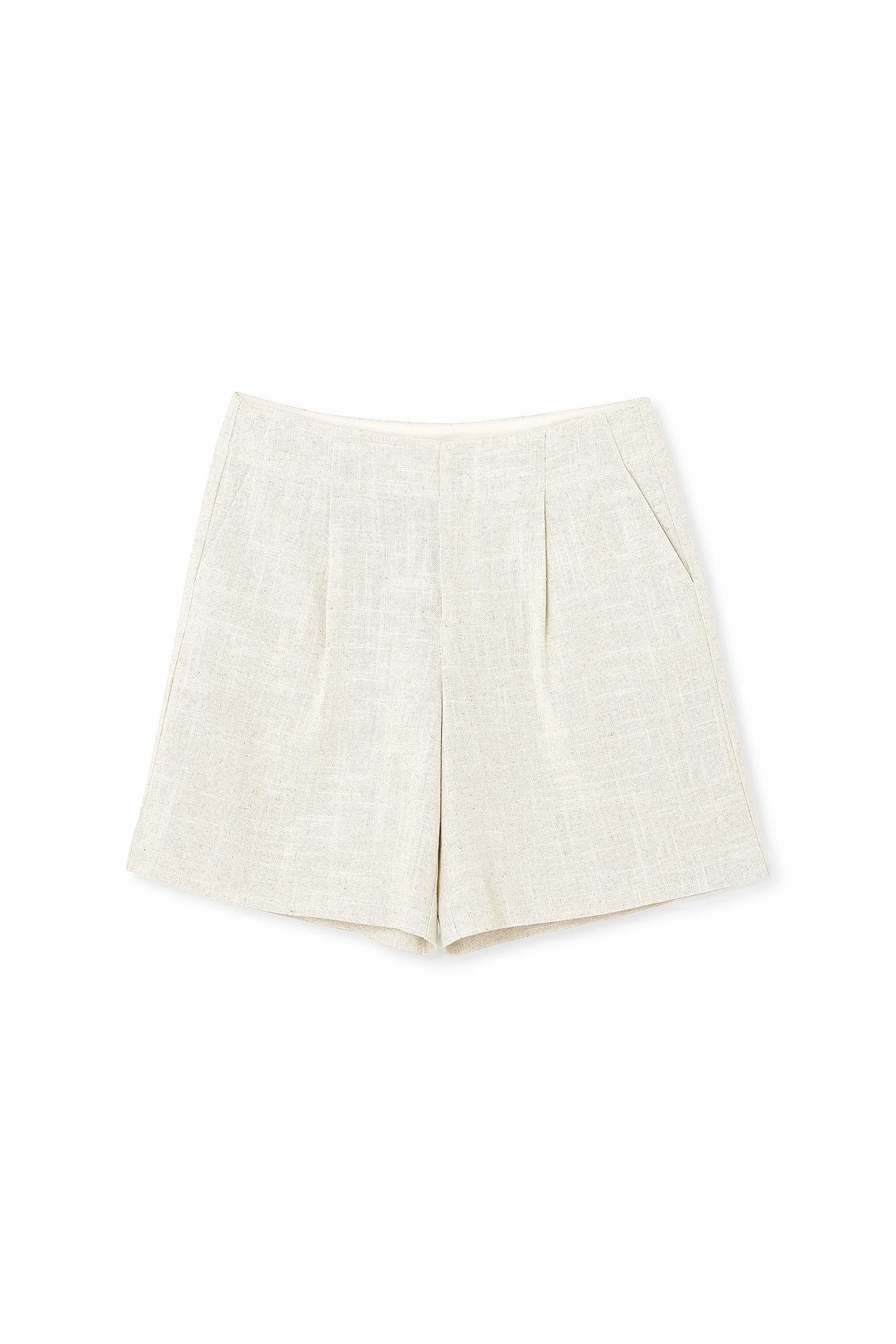 Wide Mid Waist Shorts