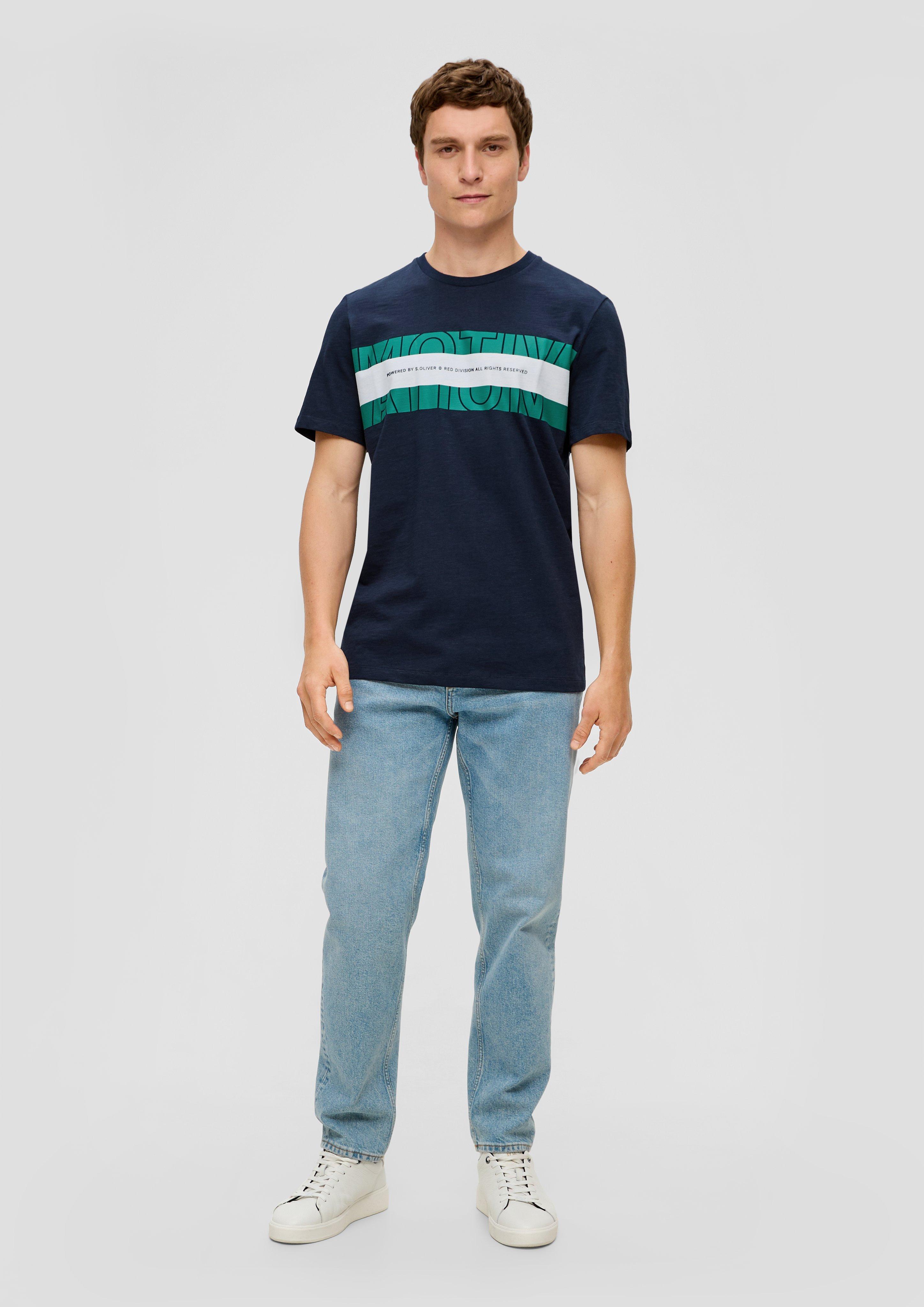 Baumwollshirt mit Frontprint  2141467-59F1