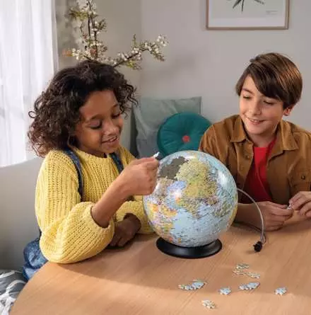3D Puzzle Ball Globus in deutscher Sprache