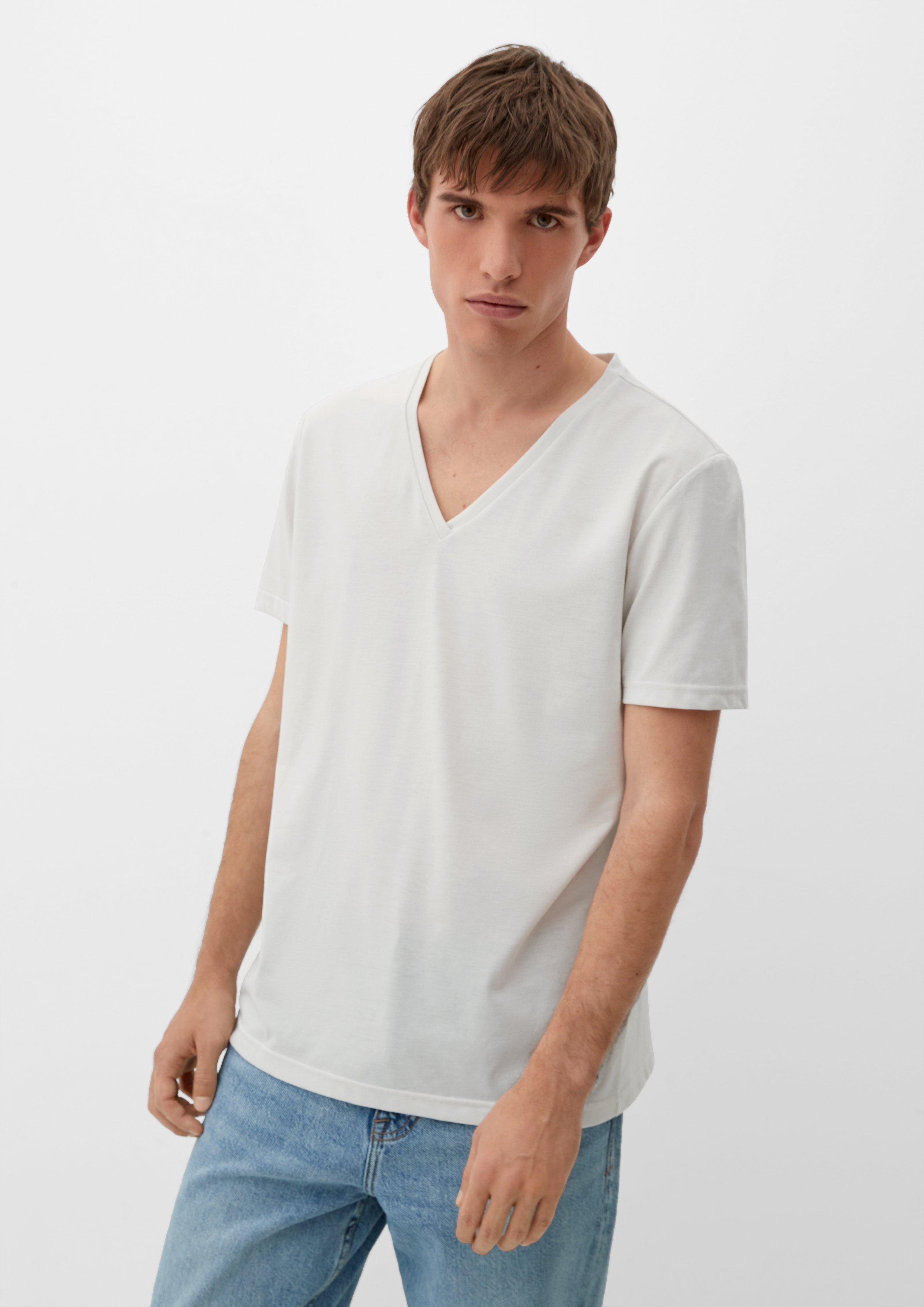 T-Shirt mit V-Ausschnitt  2127251-90W0