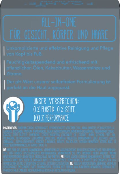 Foamie 3 in1 Feste Duschpflege Seas Of The Day Festes Duschgel