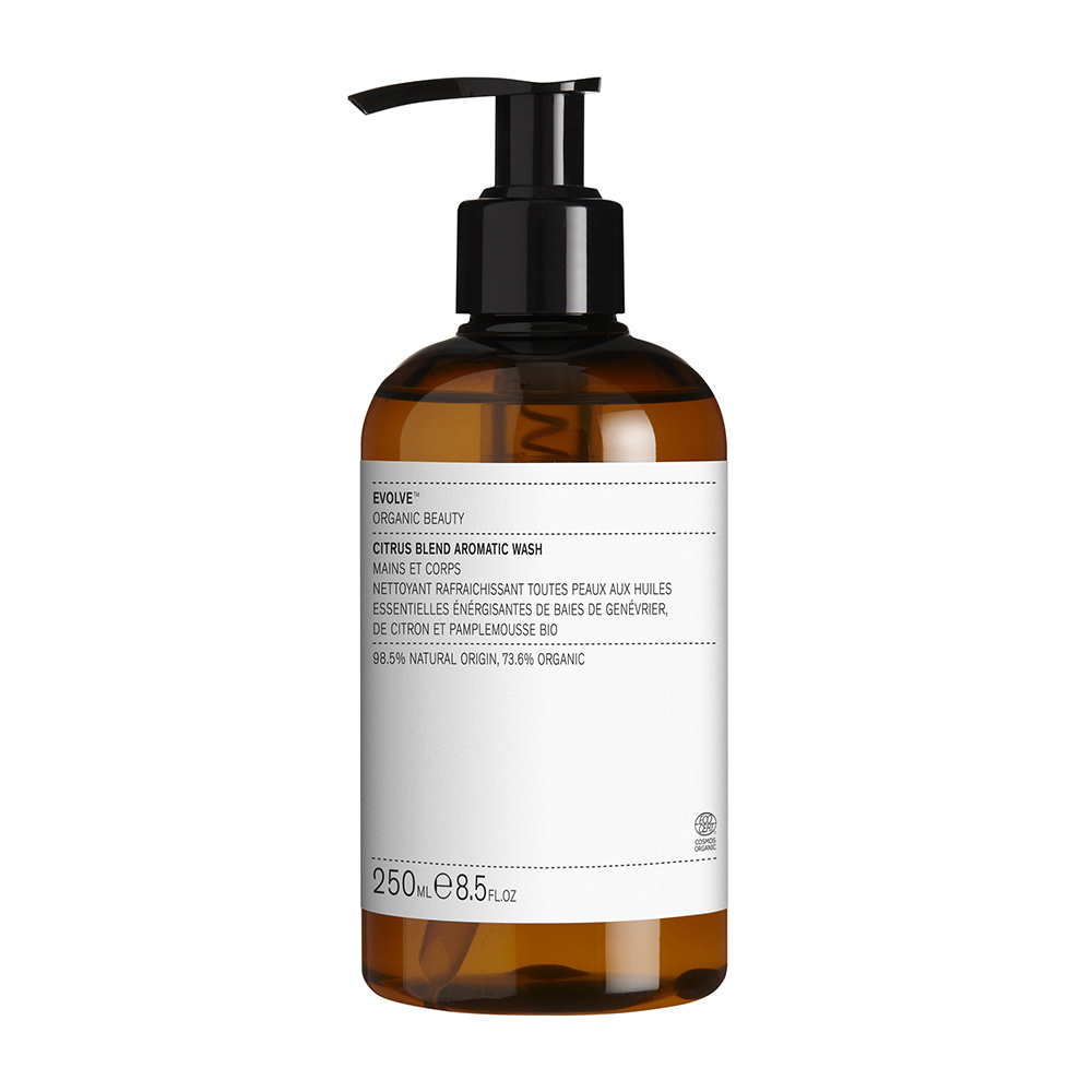 evolve organic beauty CITRUS BLEND AROMATIC WASH Nettoyant rafraichissant