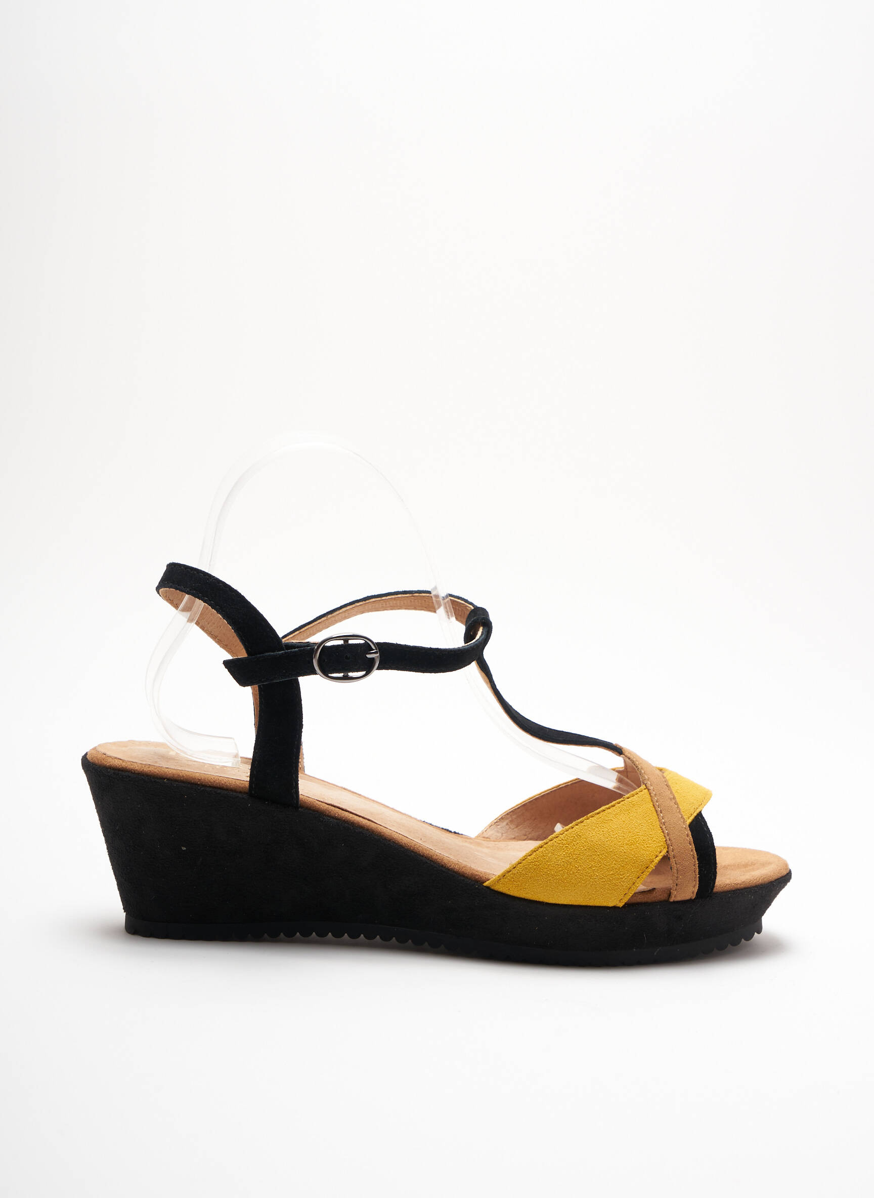 Karston Sandales Nu Pieds Femme couleur jaune