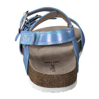 s.Oliver Sandale in blau
