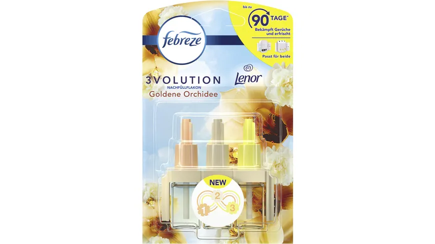 Febreze 3VOLUTION Lufterfrischer Duftstecker Nachfüllflakon Goldene Orchidee 20ml 20 ml