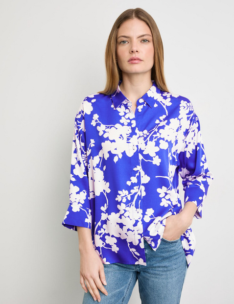 3/4 Arm Bluse mit Floralprint