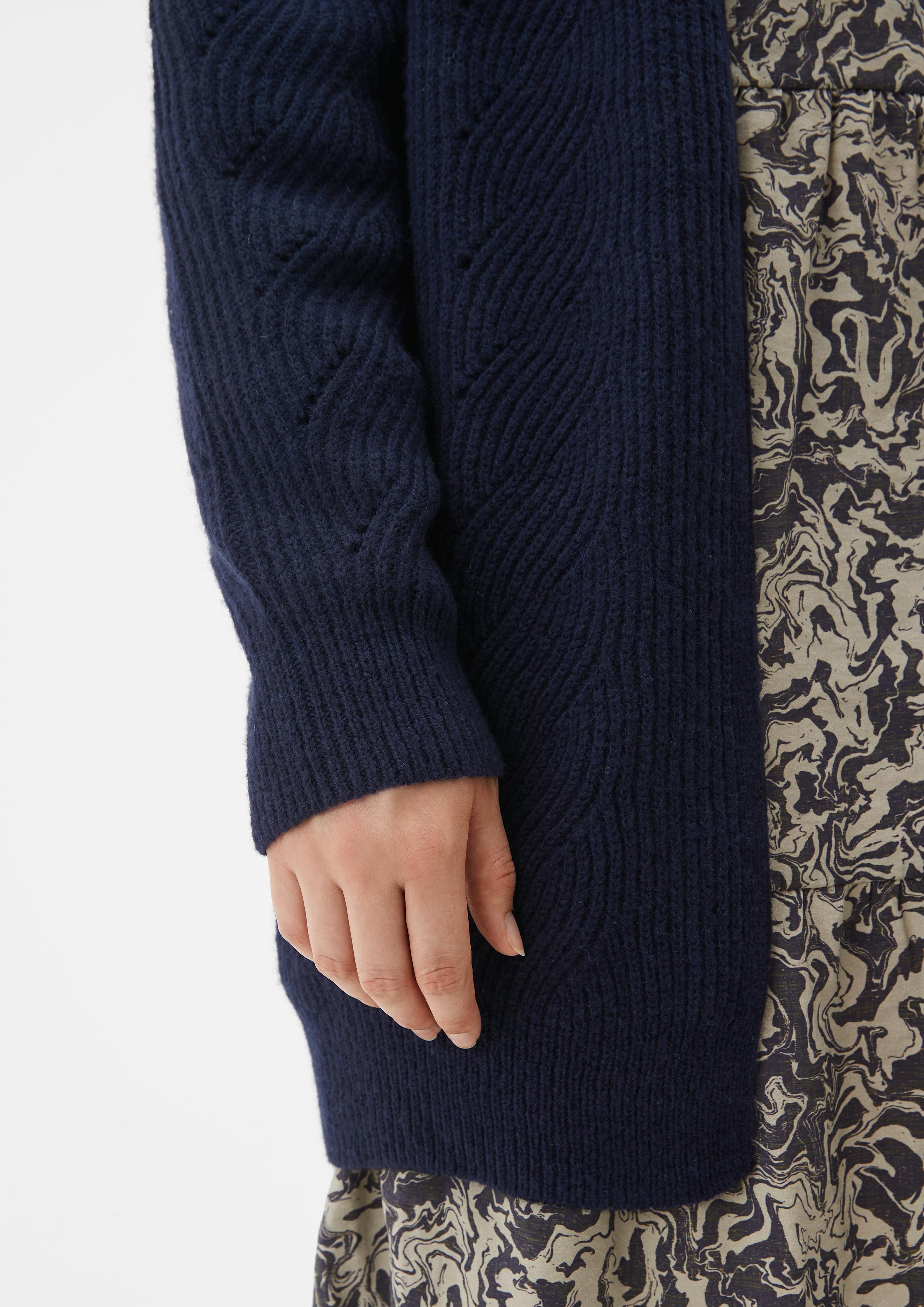 Grobstrick-Cardigan im Woll-Mix  2122011-5959