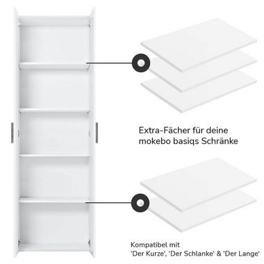 mokebo Einlegeboden Die Einleger (2er-Set), Böden für Mehrzweckschränke Der Lange, Der Praktische & Der Schlanke