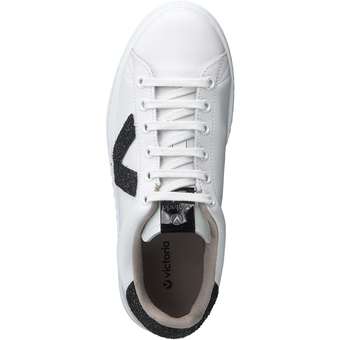 Victoria Tonis Glitter Sneaker in weiß