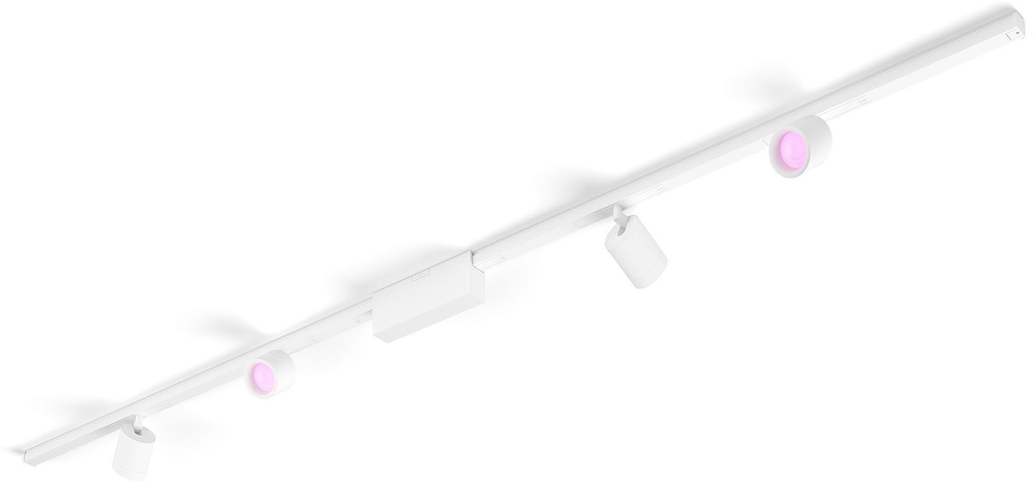 Philips Hue LED Deckenleuchte Perifo, Dimmer, LED fest integriert, Farbwechsler, Schienensystem