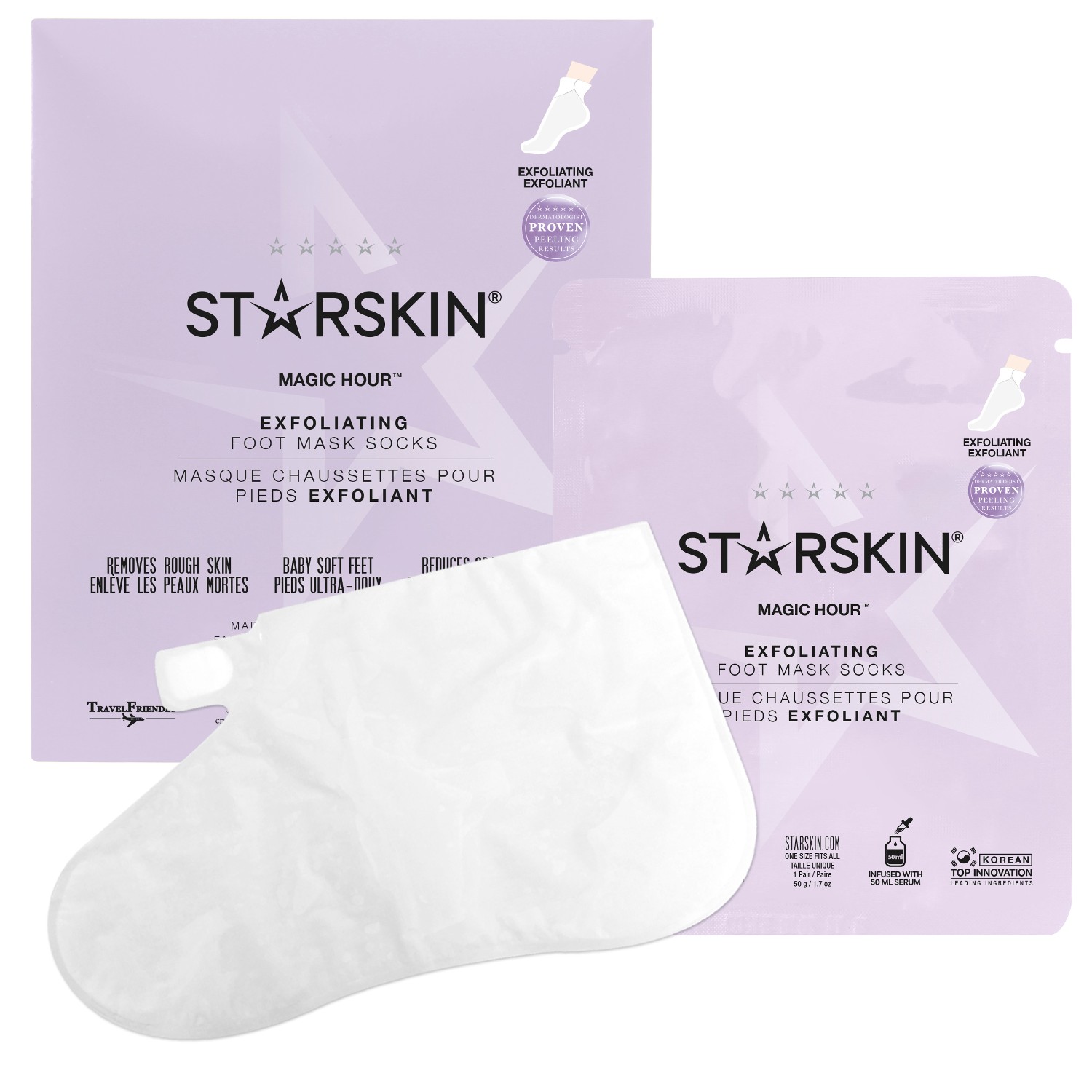 Magic Hour™ Exfoliating Double-Layer Foot Mask Sock
