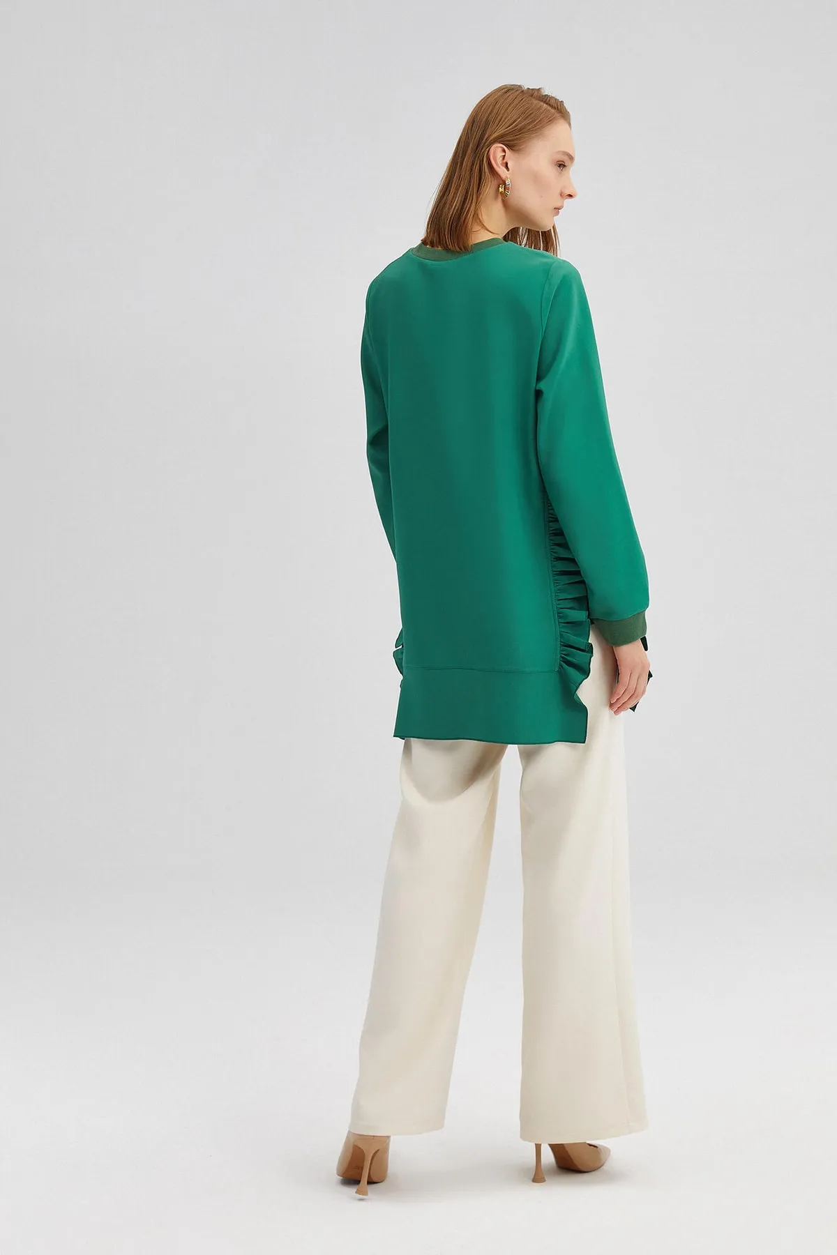 Touché Privé  Tunika - Grün - Regular Fit