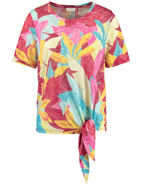 T-Shirt mit Knotendetail