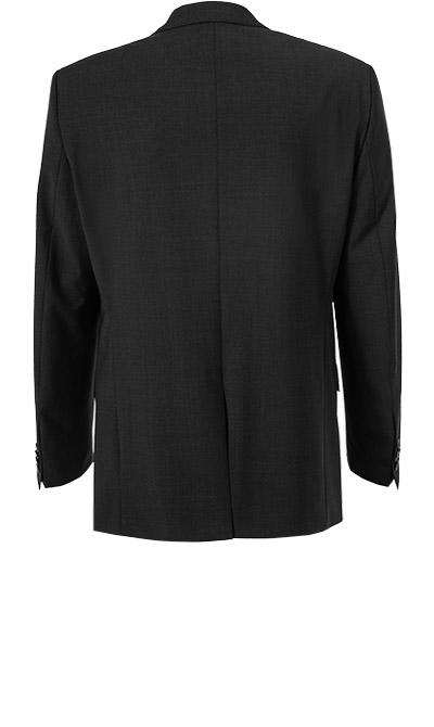 Carl Gross, Reise-Anzug mit Weste, Regular Fit, Schurwoll-Stretch, graphit