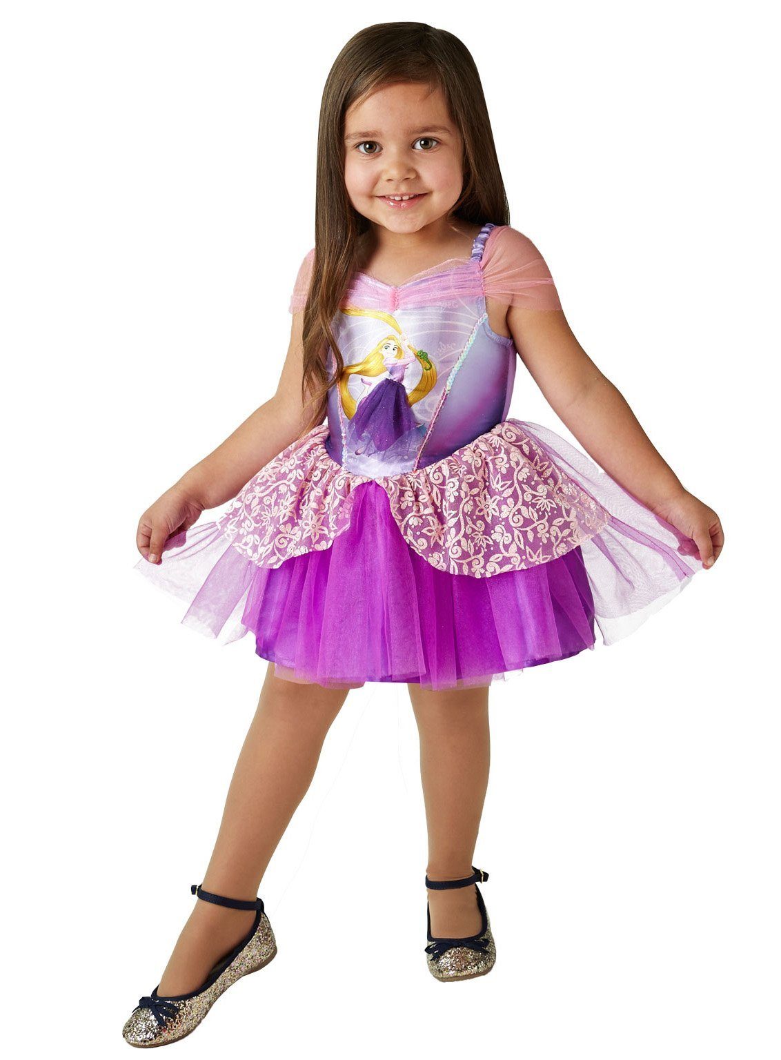 Rubie´s Kostüm  Prinzessin Rapunzel Ballerina Kinderkleid, Süßes Tutukleid für märchenhafte Ballerinas