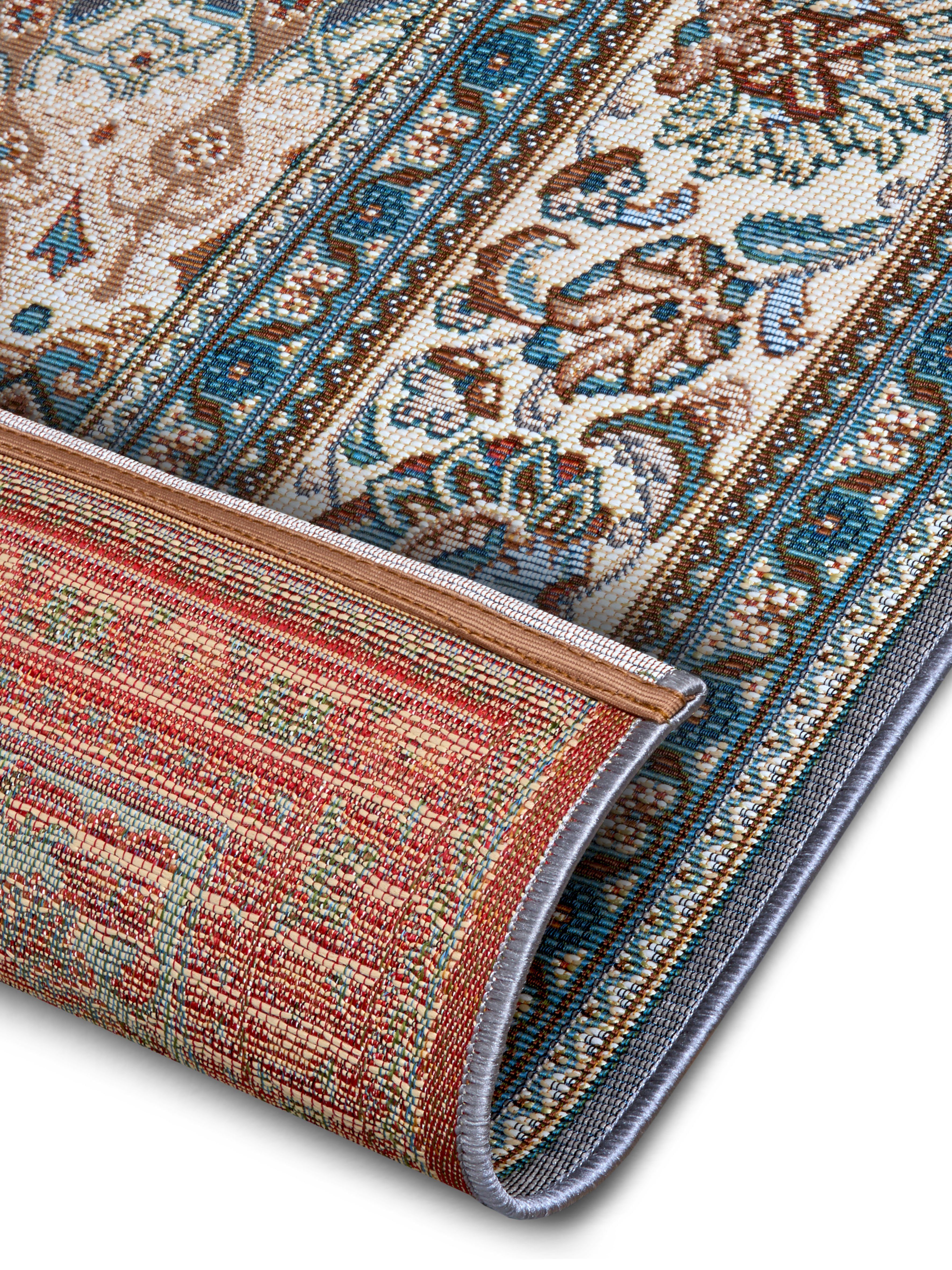 Teppich Kadi, HANSE Home, rechteckig, Höhe: 3 mm, In-& Outdoor, Teppich, Wetterfest, Balkon, Garten, Wohnzimmer, Orient
