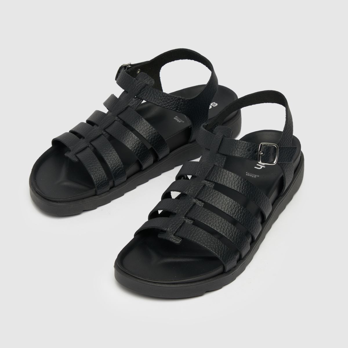 Schuh Tilly – Svarta grova fiskarsandaler
