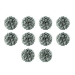 Bitspudlo - 25mm Round Skull Pile Bases (10)