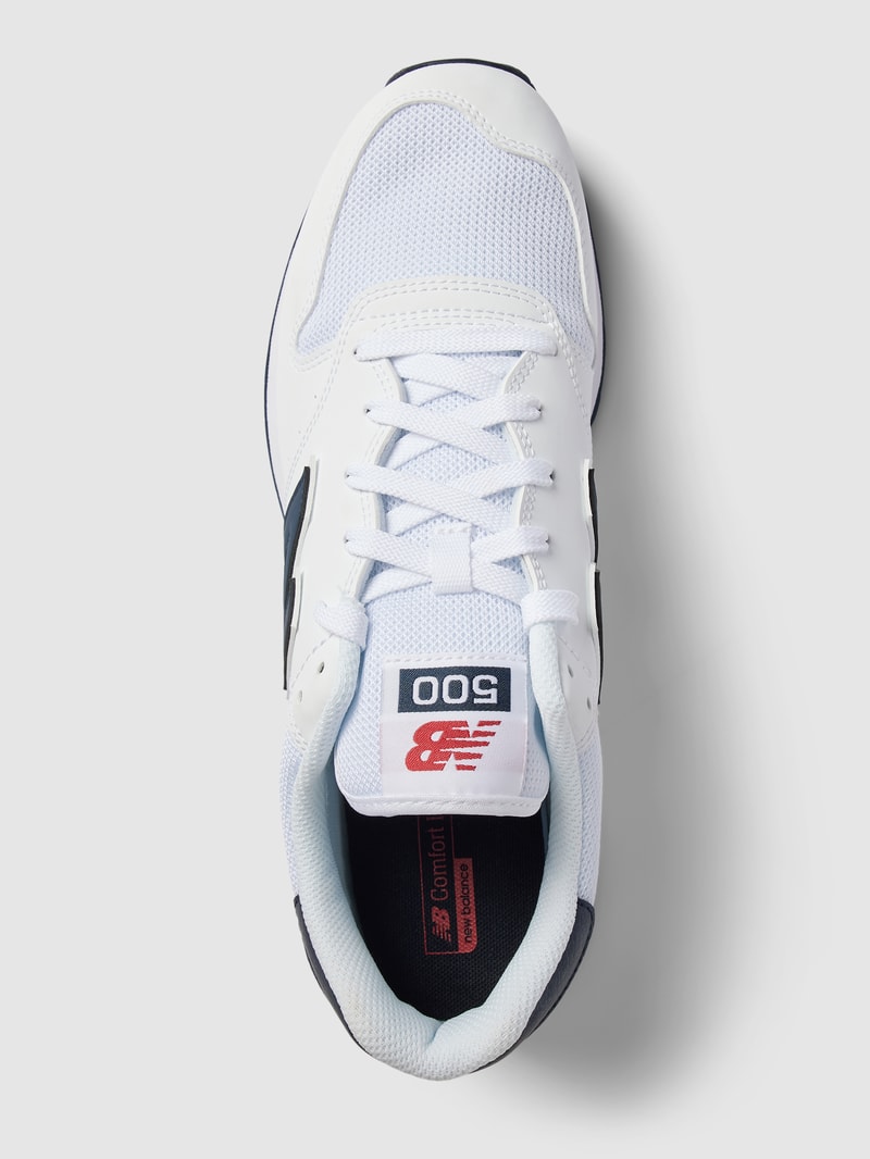 Sneaker mit Label-Details in weiß