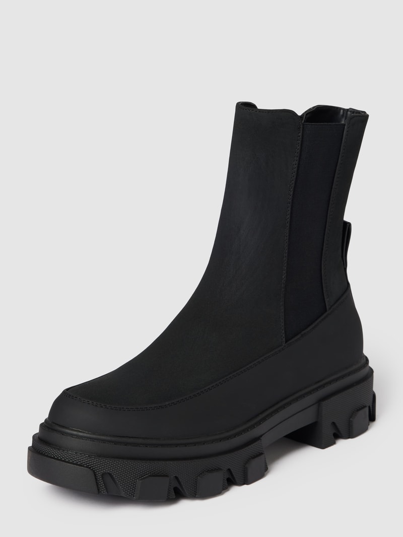 Chelsea Boots mit Logo-Detail Modell 'ONLTOLA' in schwarz