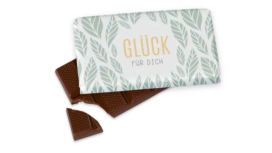 Geschenk für Dich Schokolade Blatt 40 g