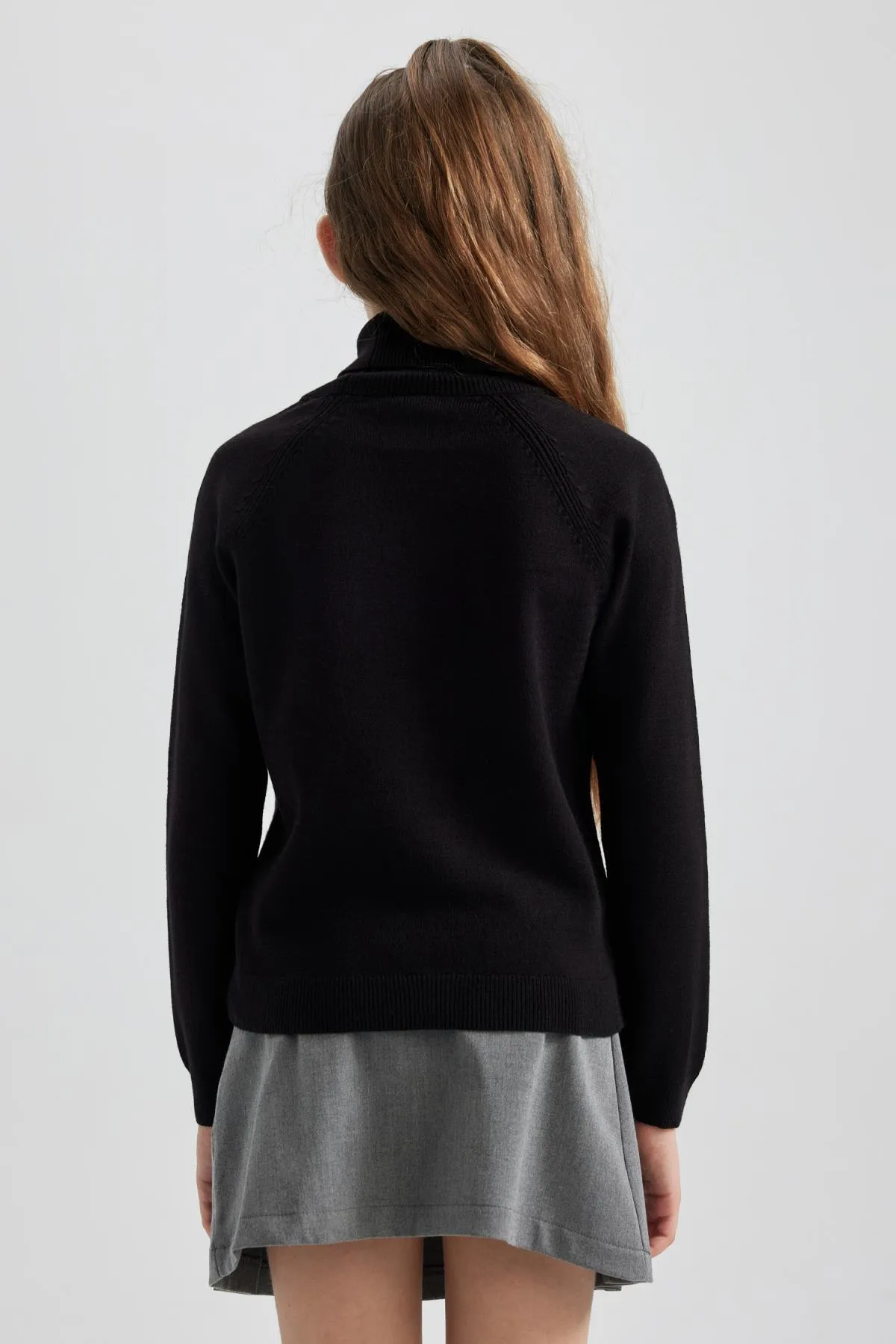 DeFacto  Schwarzer Rollkragenpullover für Mädchen
