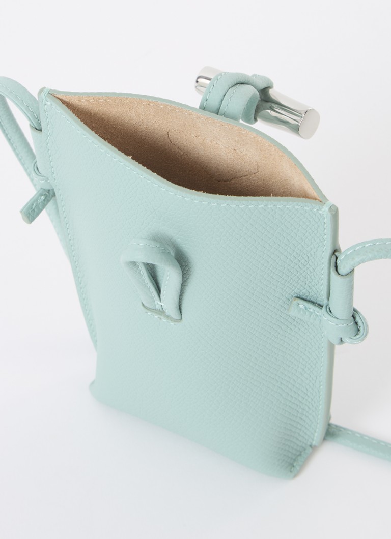 Longchamp Roseau nahkainen crossbody-puhelinkotelo