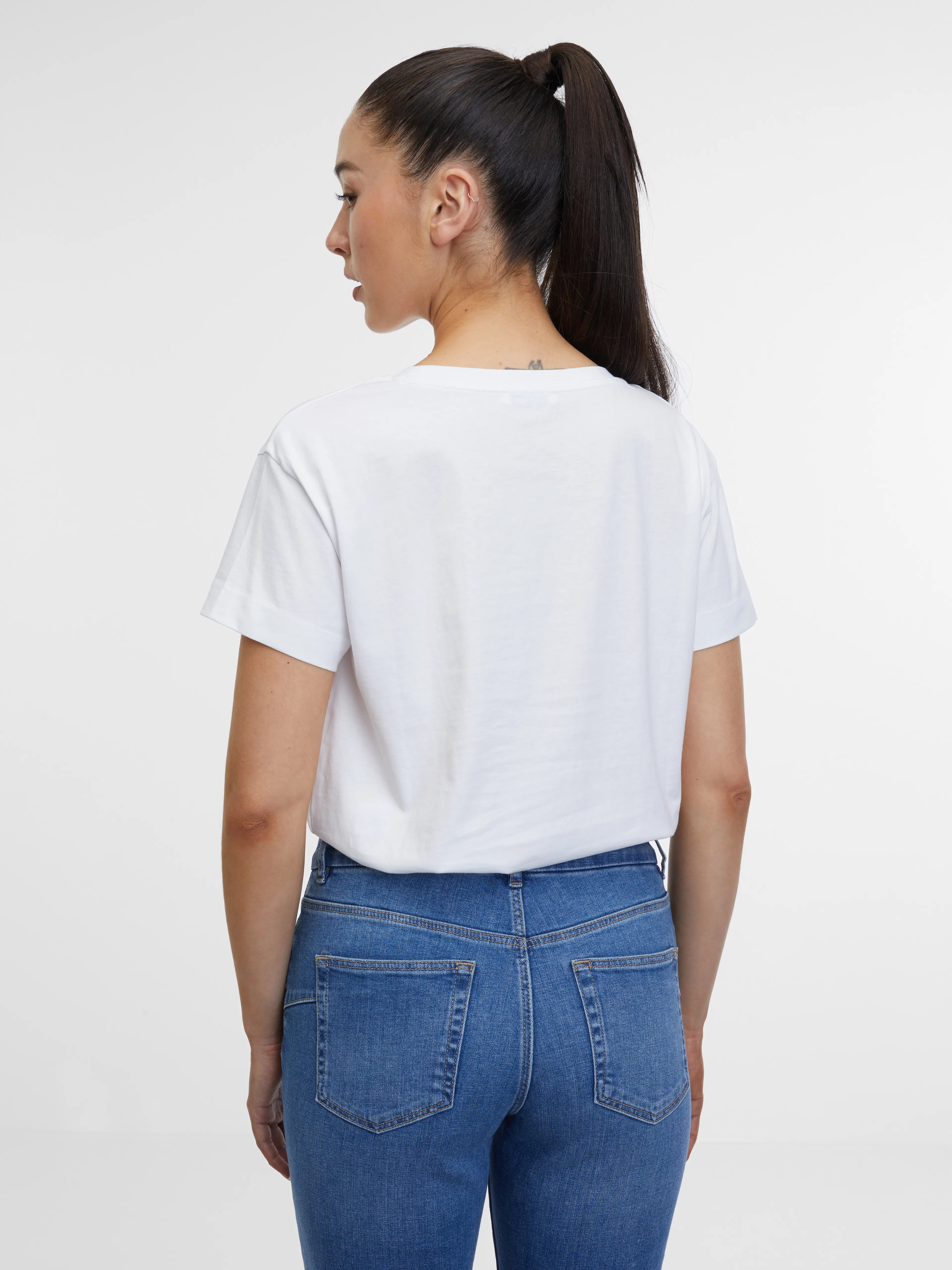 Weißes Damen-T-Shirt ORSAY