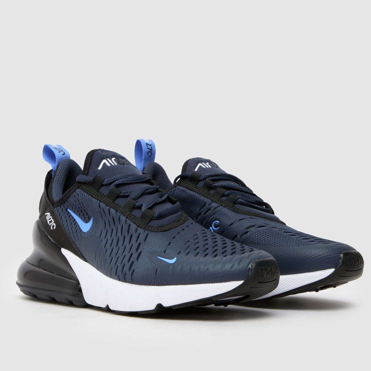 Nike marinblå Air Max 270 Pojkar Ungdomsskor