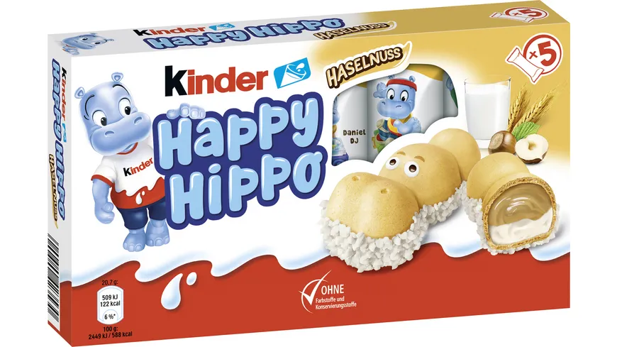 kinder Happy Hippo Haselnuss 103.5 g