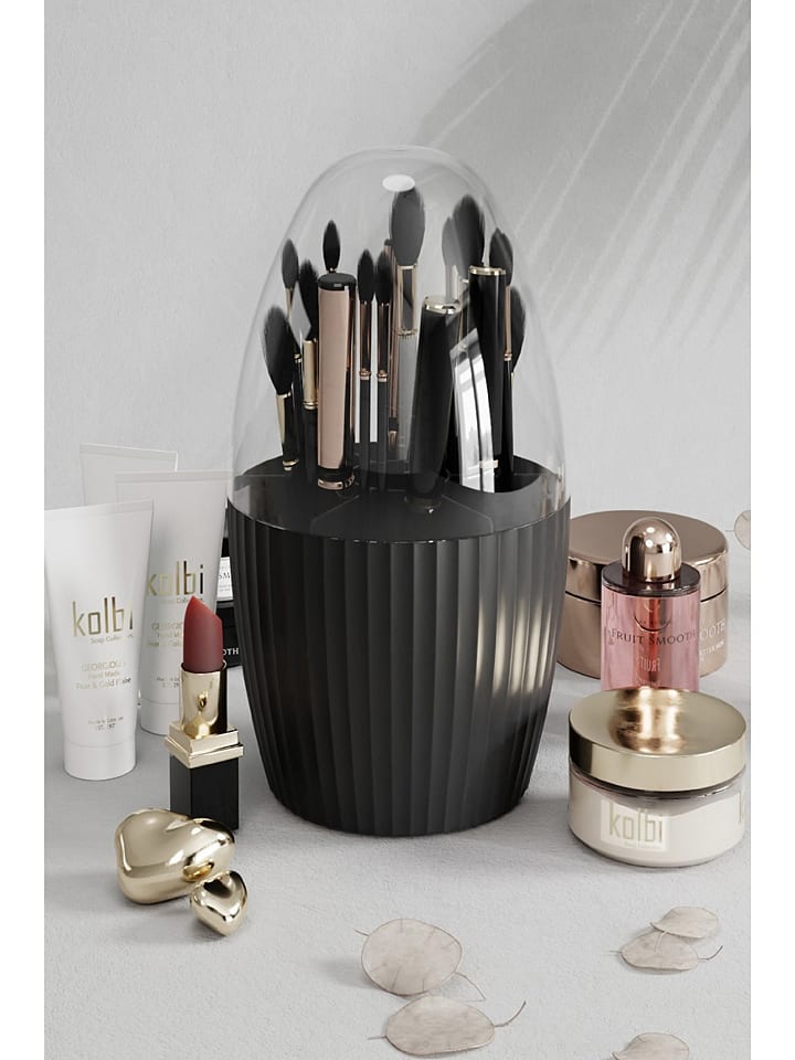 Violeta Home Make-Up Organizer in Schwarz - (H)25 x Ø 13 cm günstig kaufen onesize