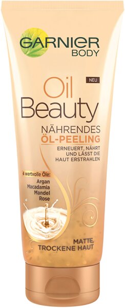 Garnier Body Oil Beauty Nährendes Öl-Peeling Körperpeeling